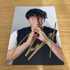アルビレックス新潟　田代琉我　直筆サイン入りフォト