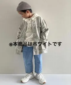 美品 チャオパニックティピーUSAコットンサファリジャケット120130ホワイト