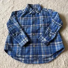 ラルフローレン 長袖シャツ 2T（90相当）チェック柄 男の子 キッズ