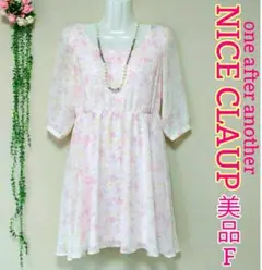 最終お値下げ☆NICE CLAUP 花柄ワンピース美品