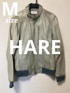 ライダース レザー ブルゾン ジャケット アウター ジャンパー 長袖 HARE