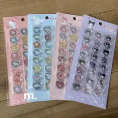 サンリオ　おはじきふうシール　シナモン　クロミ　キティ　マイメロ