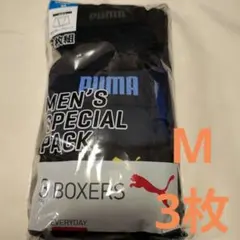 PUMA メンズ ボクサーブリーフ M 3枚　プーマ　新品　下着　前開き④