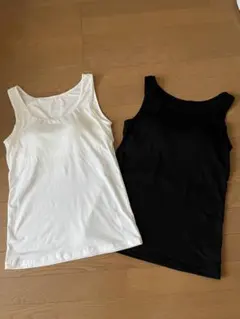 カップ付きタンクトップ ブラトップ 2枚セットのサムネイル