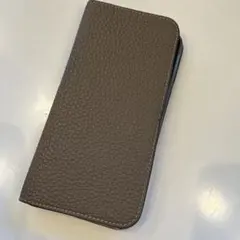 ボナベンチュラ ダイアリーケース 12ProMax エトープ系　携帯