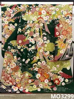 振袖 豪華 刺繍 金彩 紋意匠 大輪 身丈168cm 撥水加工済 MO2599 - メルカリ