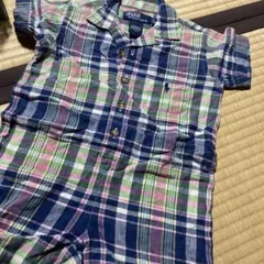 Polo by Ralph Lauren チェック柄ロンパース 6-12M