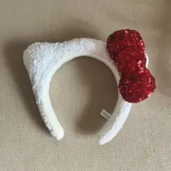 USJ 猫耳カチューシャ 赤リボン