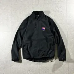 90s Russell Athletic ソフトシェルジャケットドローコード黒のサムネイル