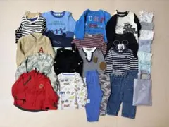 ★男の子服まとめ売り24点★80★秋冬★長袖★長ズボン★アウター★インナー★