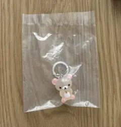 リラックマ クリアマスコットチャーム　　コリラックマ　めじるしアクセサリー