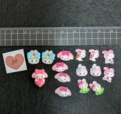 【マイメロディ】ネイルパーツ❤デコパーツセット【30】