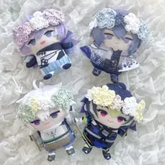 【黄緑ベース】にじぱぺっと ぬい服 ぬい帽子