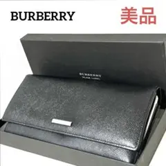 あちょら様　BURBERRY◆バーバリー ◆黒ブラック◆ノバチェック◆長財布