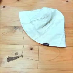 マリオバレンチノ　レース帽子　ハット　あご紐　タッセル　ネックレス