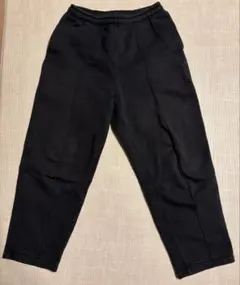 UNIQLO U ボアスウェットトラックパンツ S ブラック