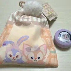 ダッフィー＆フレンズ ステラルー リーナベル オルメル クッキーアン 巾着ポーチ