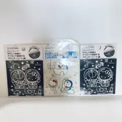 ドラえもん ハローキティ フロッキーシート 3枚セット