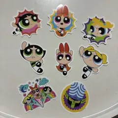 パワーパフガールズ ステッカー 8枚セット