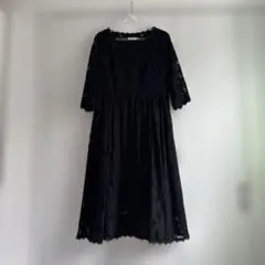 み様　UNITED ARROWS パフスリーブ ワンピース ブラック 未使用 み様 UNITED ARROWS パフスリーブ ワンピース ブラック 未使用 - メルカリ