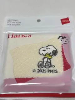 スヌーピー ミニタオル 23x23cm