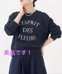 新品　IENA ⭐︎ イエナ ロゴスウェット トレーナー IENA 裏毛ロゴスウェット ホワイト IENA（トレーナー/スウェット