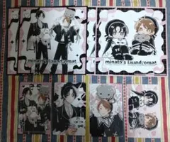 みなと商事コインランドリー ゆるキュンBL BLACK&PINK トレカ 色紙