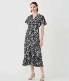 SOEJU ソージュ レオパード柄バンドカラーワンピース 専用出品 - メルカリ