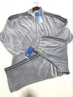 タグ付き【極美品】adidas トラックジャケット ベロア セットアップ