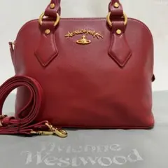 【訳あり極美品】ヴィヴィアンウエストウッド アングロマニア 2way バッグ 赤