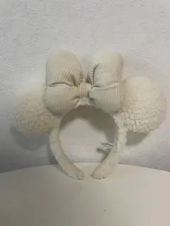 ディズニー ミニー カチューシャ モコモコ