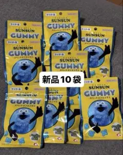 パペットスンスングミ サイダー味 10袋まとめ売り　新品未開封