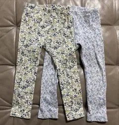 ち*そ様 ユニクロ　レギンス② 女の子　100cm セット