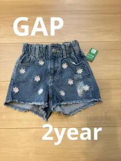 タグ付き未使用　GAPデニム　ショートパンツ　2歳　おまけ付き