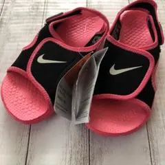 18センチ 新品未使用 タグ付き NIKE ナイキサンダル 黒ピンク