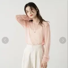 Kastane メッシュ2wayプルオーバー