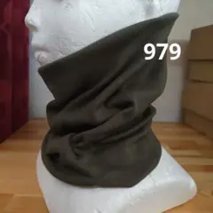 綿のネックウォーマー カーキ