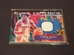 【レア】TYRESE MAXEY ルーキーエクスプレッションカード　ジャージ