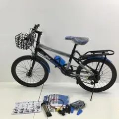 美品】東京多摩エリア 18インチ自転車 ブラック&ブルー - メルカリ