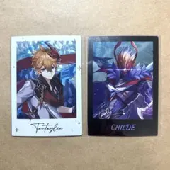 原神 フェス チェキ テーマシリーズ コレクションカード タルタリヤ