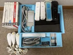 Wii 本体 リモコン4本 ヌンチャク3本 ソフト7本 まとめ売り