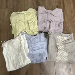 サマンサモスモスSamansa Mos2 SM2 ワンピースまとめ売り5点セット