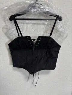 Secret Honey Disney コルセット ビスチェ 黒 編み上げ