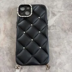 iPhone14用キルティングシリコンケース