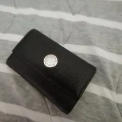 BVLGARI　レザー製 ブラック キーケース