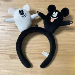 ミッキー・ミニーおばけ　ハロウィン　カチューシャ