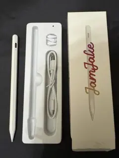 JamJalie タッチペン ホワイト 充電ケーブル付き
