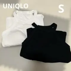 UNIQLOホルターネックブラタンクトップ　S 2枚セット