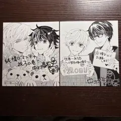 純情ロマンチカ　30 世界一初恋　20 特典　色紙　中村春菊
