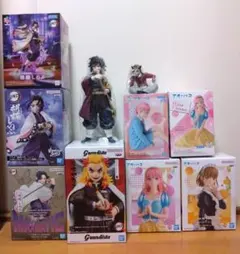 【鬼滅の刃】　プライズ　フィギュア　まとめ売り　９体 鬼滅の刃】 プライズ フィギュア まとめ売り 9体 鬼滅の刃